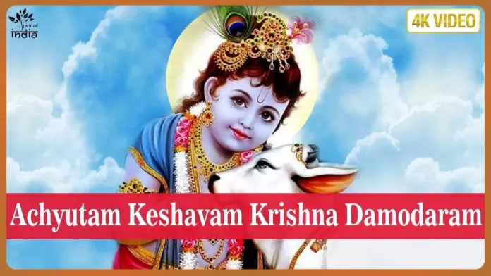 Achyutam Keshavam Krishna Damodaram - Krishna Bhajan | हिंदी कृष्ण भजन | Bhakti Song | Krishna Songs
