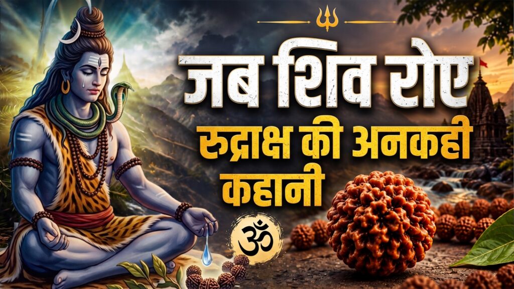 रुद्राक्ष की अनकही कहानी जब शिव रोए