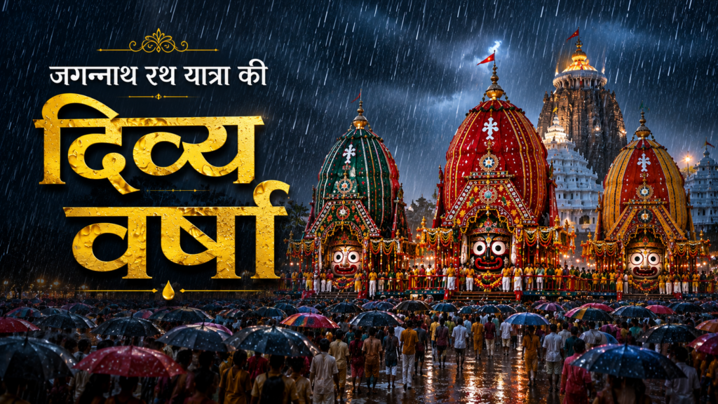 जगन्नाथ रथ यात्रा: दिव्य वर्षा का रहस्य