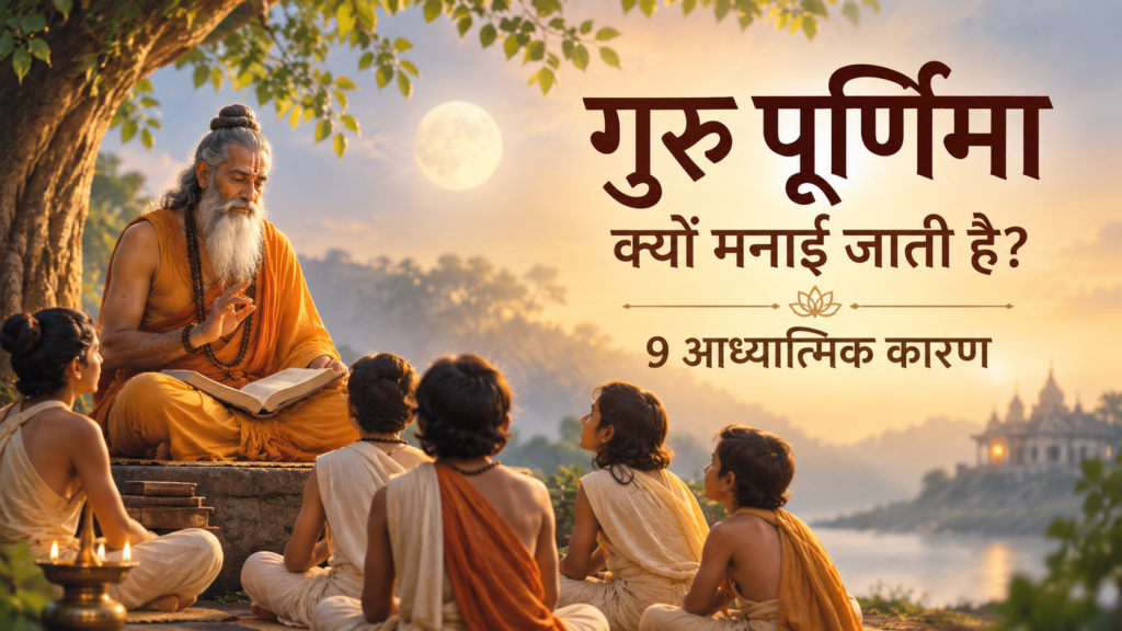 गुरु पूर्णिमा क्यों मनाई जाती है 9 आध्यात्मिक कारण