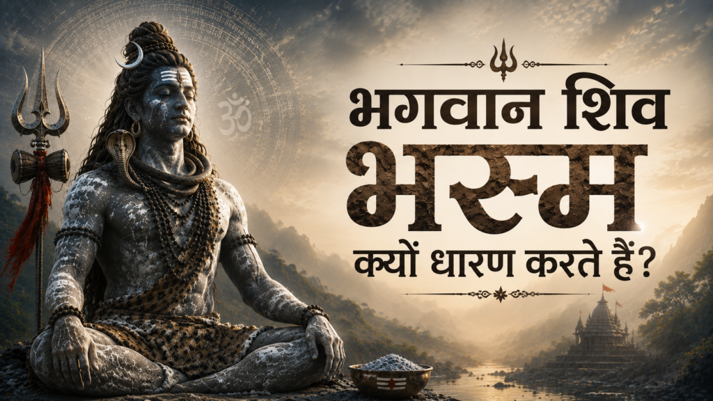 भगवान शिव भस्म क्यों धारण करते हैं