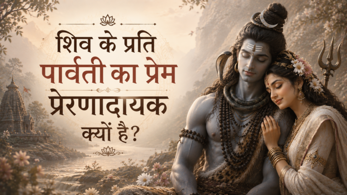 शिव के प्रति पार्वती का प्रेम प्रेरणादायक क्यों है?