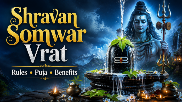 Shravan Somwar Vrat Rules, Puja & Benefits
