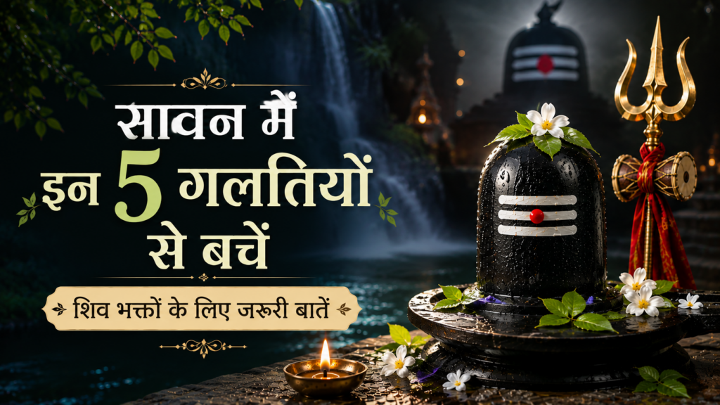 सावन में इन 5 गलतियों से बचें