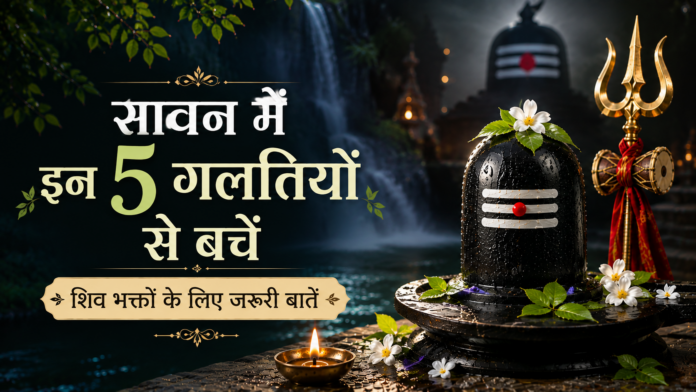सावन में इन 5 गलतियों से बचें