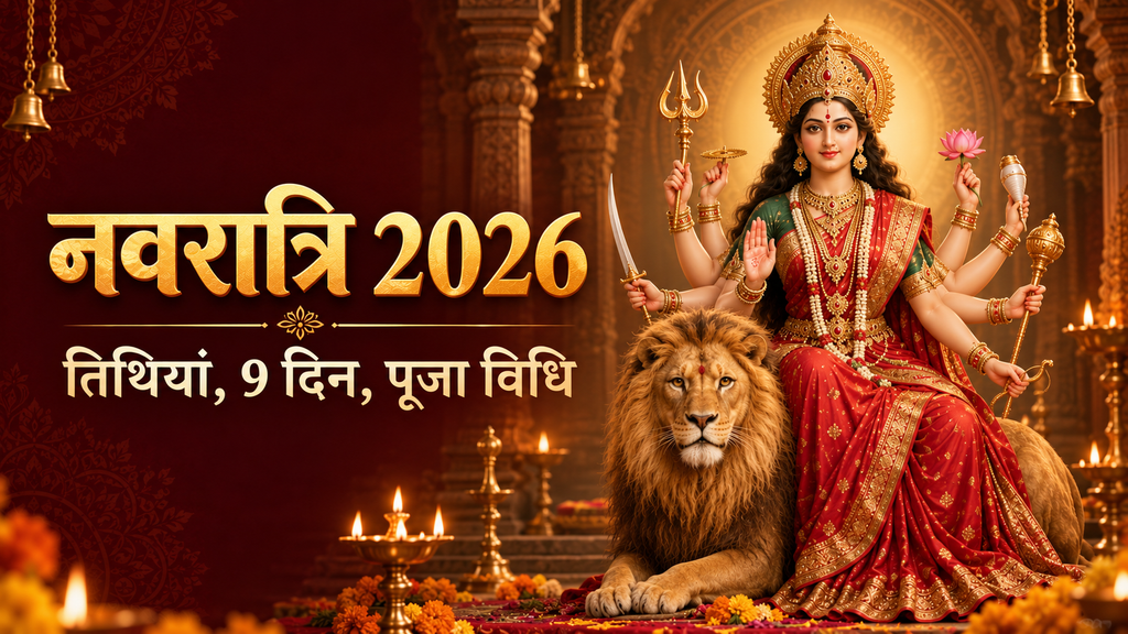 नवरात्रि 2026 तिथियां, 9 दिन और पूजा विधि
